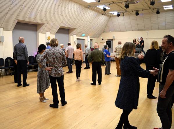 Dancers enjoying a class night at Worthing